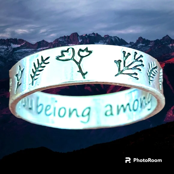 Size 10 NWOT Silver band ring - Picture 1 of 2